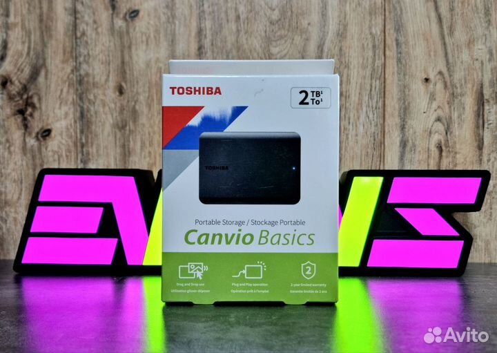 Внешний диск 2TB Toshiba Canvio Basics USB