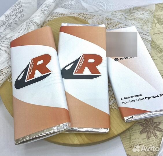 Шоколадки с логотипом