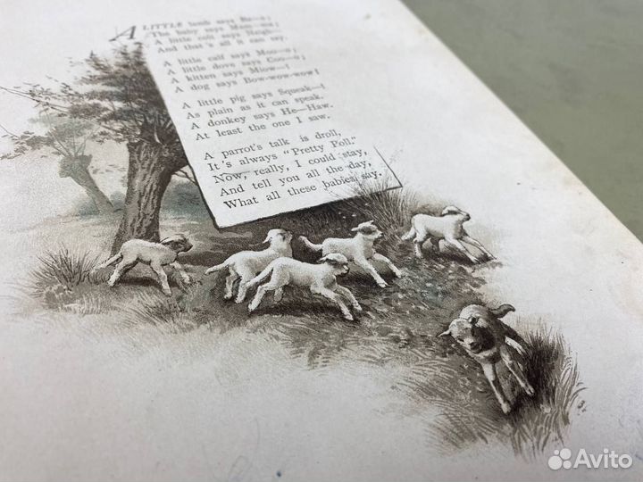 Книга для детей антикварная When all is young