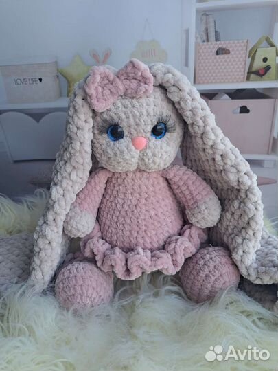 Вязаный зайчик