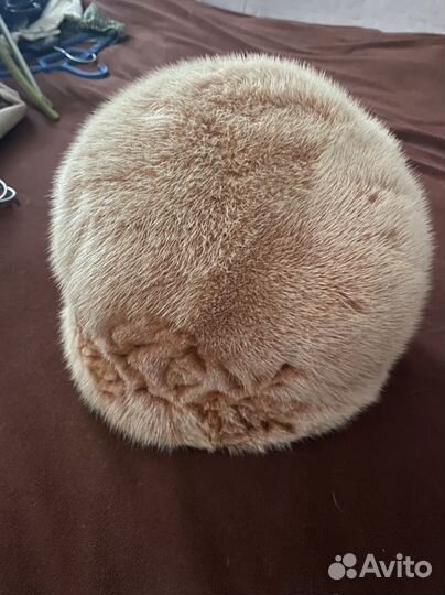 Шапка норковая женская бу