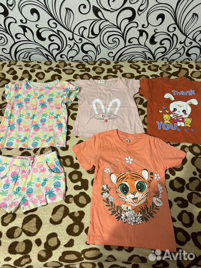 Пакет летних вещей на девочку 92