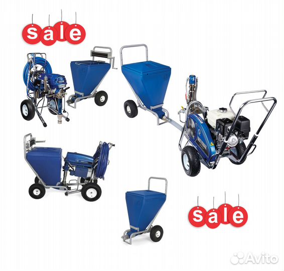 1 Бак 90 литров для шпаклевки и краски на аппарат