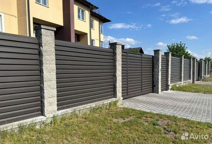 Забор жалюзи