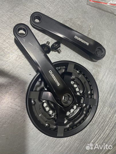 Система shimano tourney fc-ty501 3*6/7/8 передач