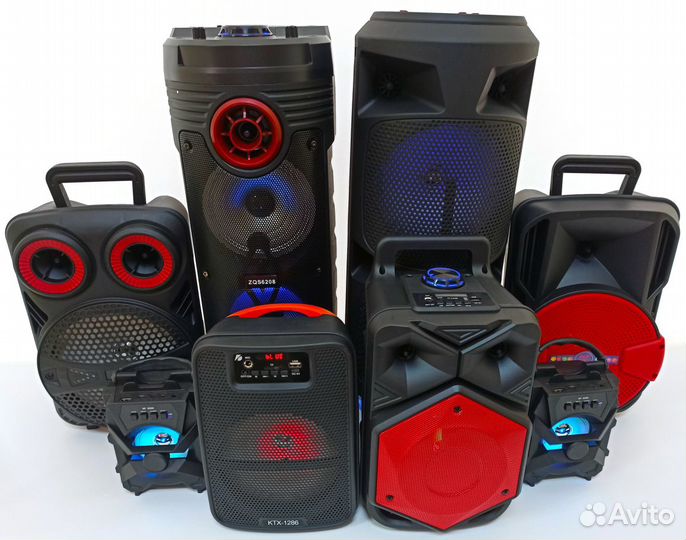 Колонки портативные с USB bluetooth радио