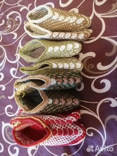 Следки вязаные