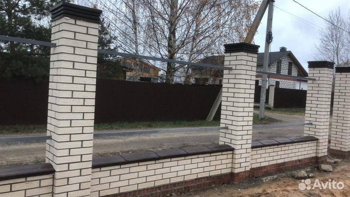 Колпак на столб забора заглушка шапка 1,5х1,5кирп