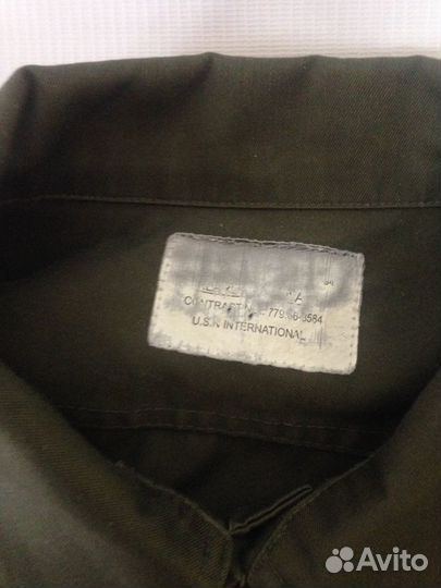 Рубашка милитери, US,контрактная