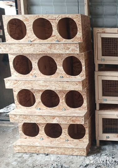 Гнездо для кур с яйцесборником