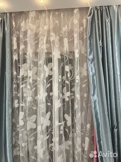 Шторы двухсторонние элитные б/у