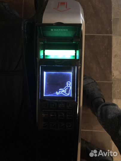 Кресло массажное кожаное