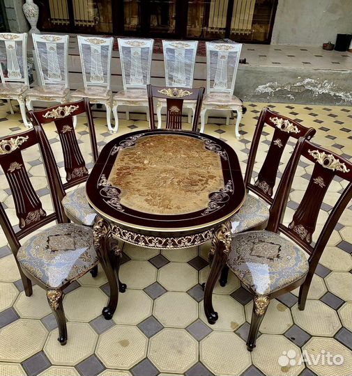 Столы и Стулья из Массива Дерева Новое v113