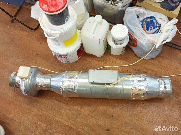 Канальный вентилятор 125 с подогревом ostberg