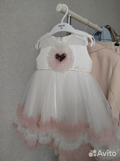 Платье для девочки 92