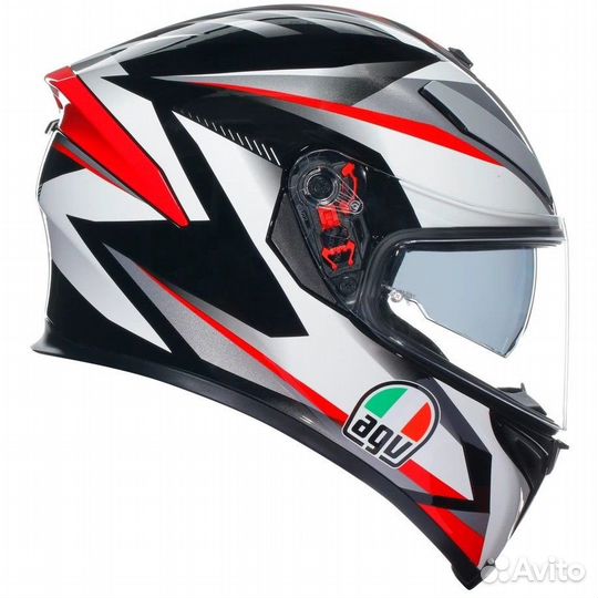 Мотошлем AGV K-5 S Multi Plasma White/Black/Red