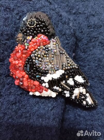 Брошь ручной работы