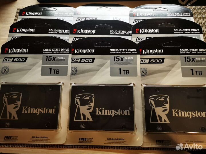 Ssd диски Kingston KC600 1Tb