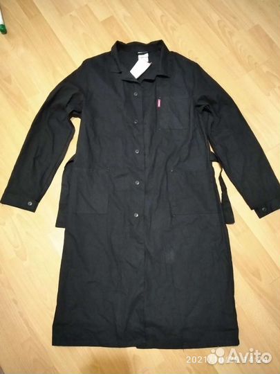 Халат х/б бязь черный