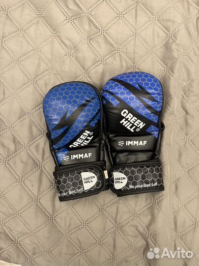 Перчатки для мма green hill