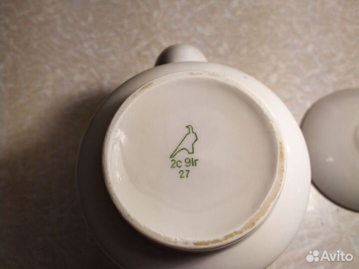 Чайник заварочный фарфоровый СССР дулево самовывоз