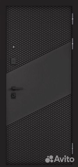 Дверь входная металлическая с зеркалом