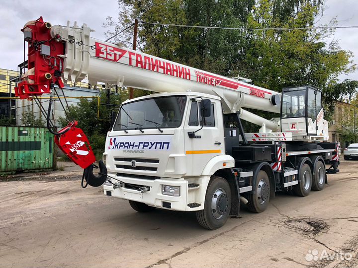 Аренда и услуги автокрана, 32 т, 30.2 м, с гуськом 9 м