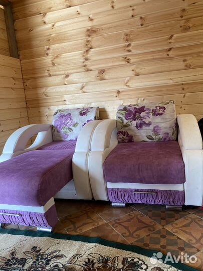 Диван и 2 кресла раскладные