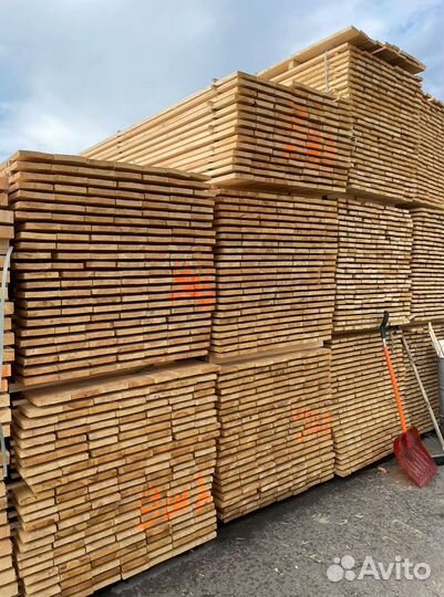 Доска обрезная 40х100х6000мм