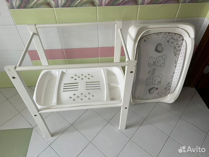 2в1 Пеленальный столик и ванночка