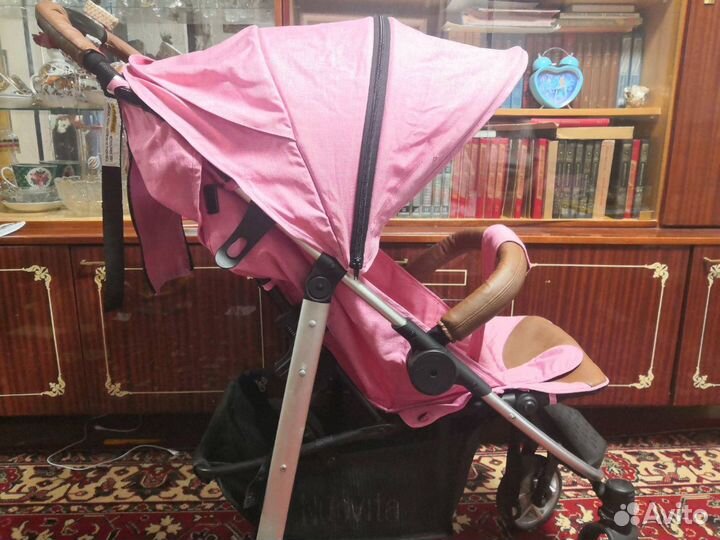 Коляска Nuovita Corso розовая