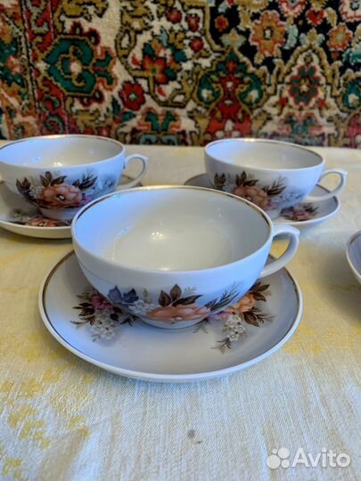 Набор чайных пар 24 Новых +2