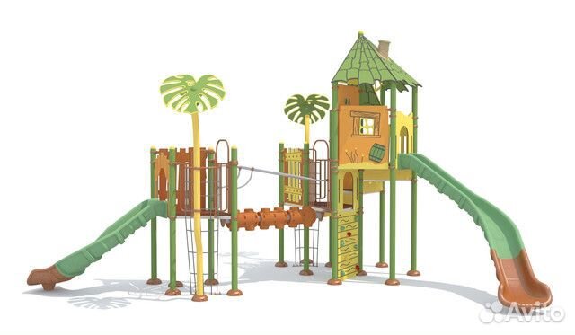 Большая детская игровая площадка на заказ