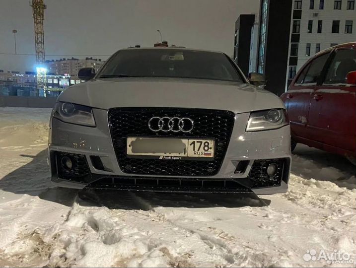 Бампер audi a4 b8 до рест RS4