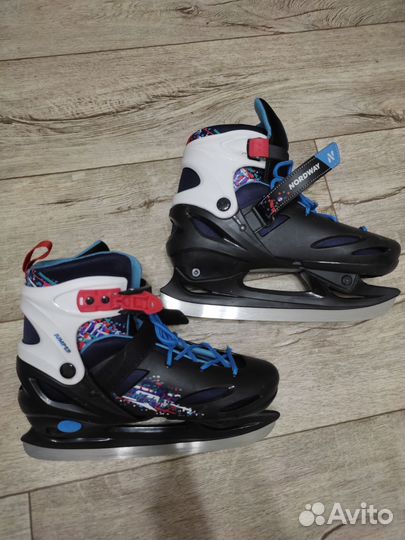 Коньки детские раздвижные, размер 38-41