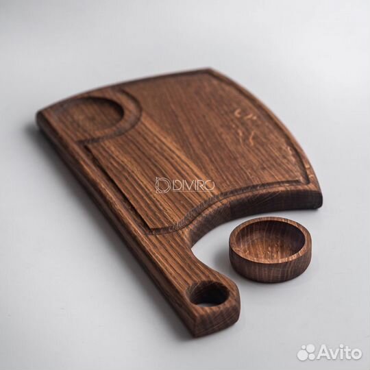 Доска для стейка в виде топора (тонированная)