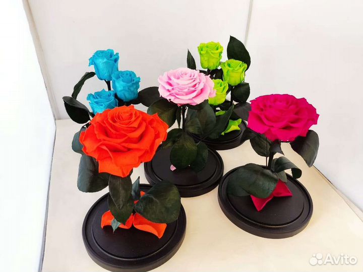 Вечная роза в колбе оптом и в розницу