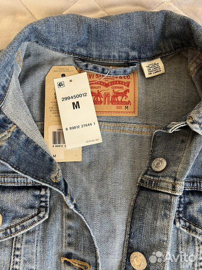 Джинсовый пиджак levis
