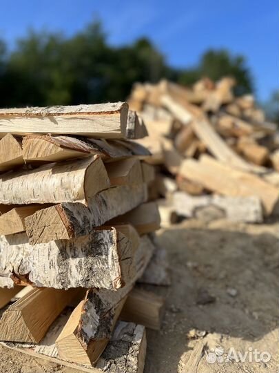 Дрова колотые береза