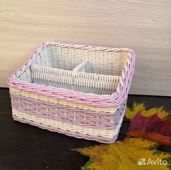 Органайзер/корзина плетёная
