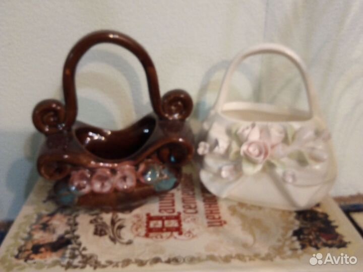 Миникорзиночки фарфор