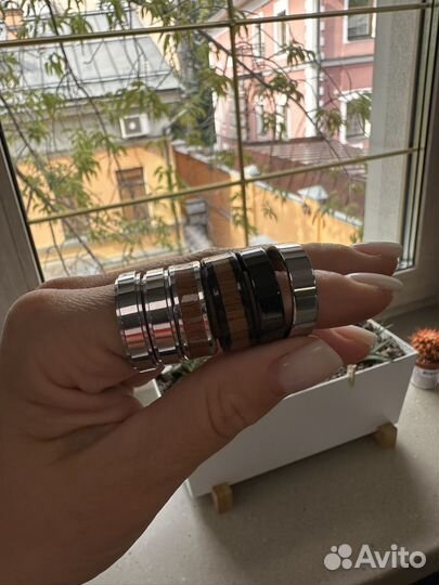 Кольца мужские нержавеющая сталь