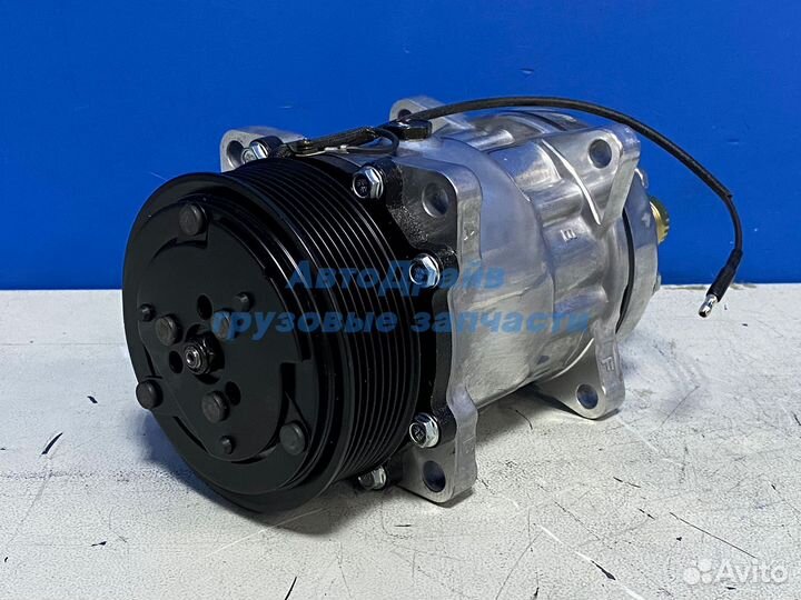Компрессор 7H15, 12V, Dшк.119мм, 8PK, горизонт