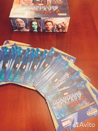 Карточки marvel Стражи галактики (поштучно)