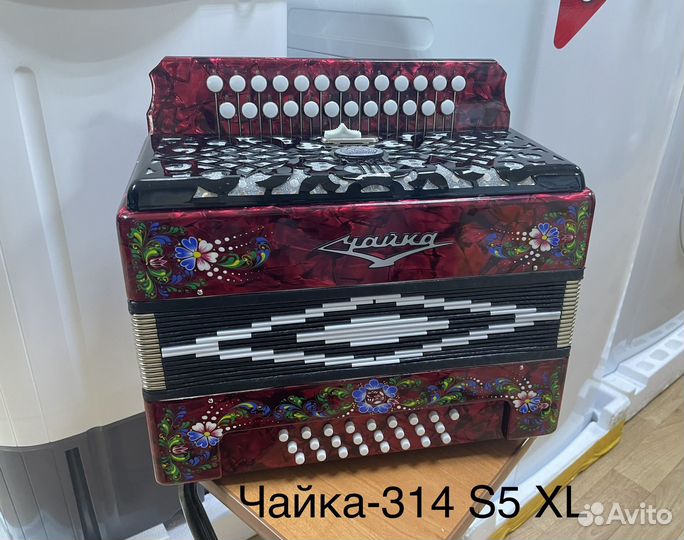 Шуйская гармонь Чайка 314 S5 XL