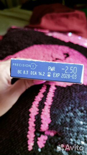 Линзы контактные -2.5 Precision