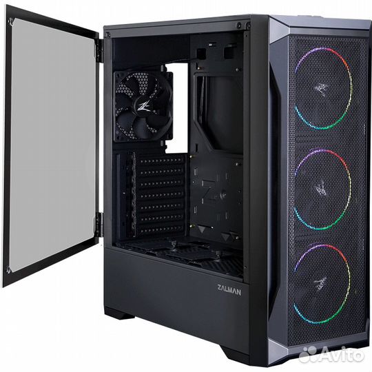 Корпус ATX Miditower Zalman Z8 MS Black #332407