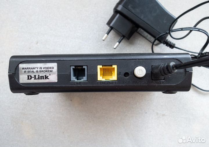 Adsl роутер и аналоговый внутренний модем D-Link