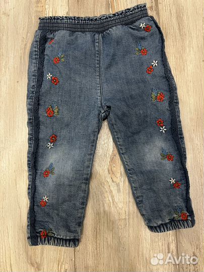 Джинсы для девочки 86