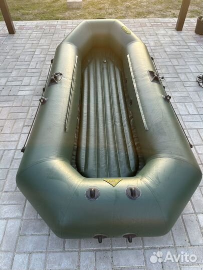 Надувная лодка пвх двухместная